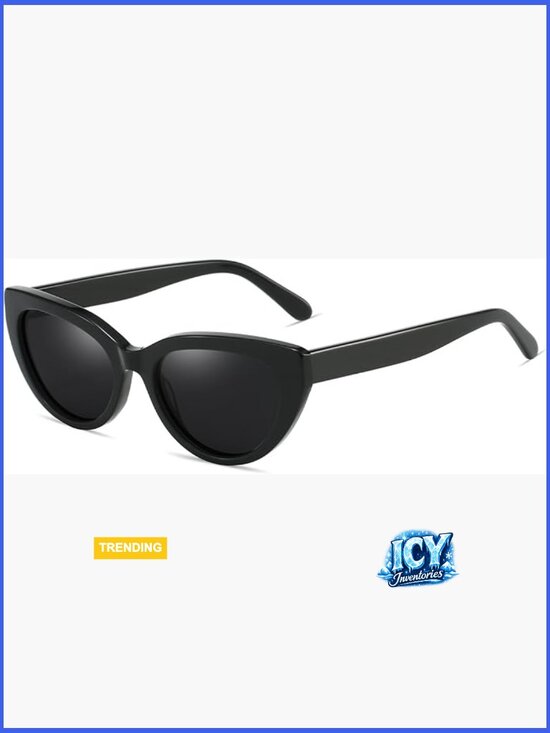 Polarized Cateye Sunglasses for Women UV400 Protection Retro Shades